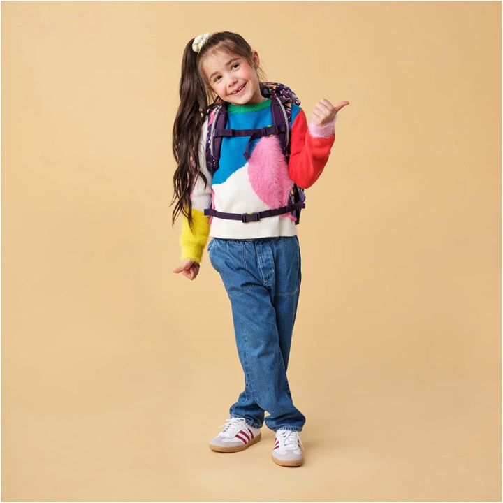 ergobag Unisex Kinder Prime prime Einheitsgrösse Junglebear - Lila, Einheitsgrösse Junglebear - Lila