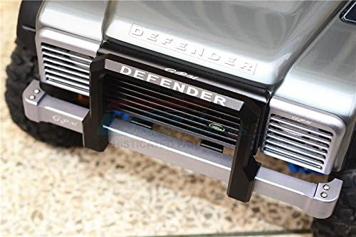 GPM for Traxxas TRX-4 Trail Defender Crawler Aluminum Front Bumper with Winch Plate (On-Road Street