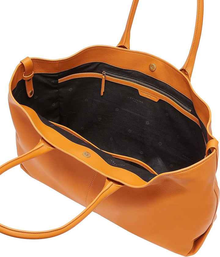 Liebeskind Damen Kodiaq Chelsea Shopper L Pumpkin, Pumpkin