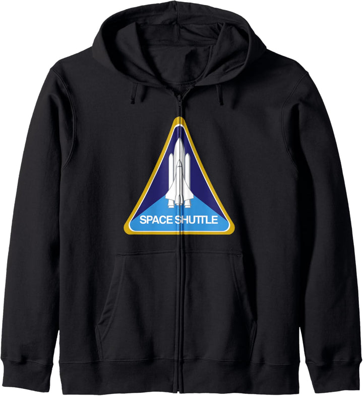 Space Shuttle Programm - Retro NASA Merchandise Pocket Kapuzenjacke