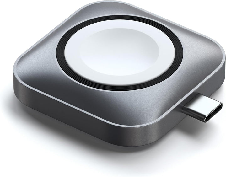 SATECHI Apple Watch Ladegerät USB-C [MFi-Zertifiziert] Tragbares 5W Ladegerät – Kompatibel mit Serie