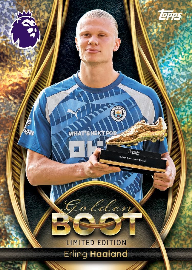 Topps Premier League 2026 - Debüt Edition - Golden Boot Tin - enthält 57 Karten, darunter 7 exklusiv