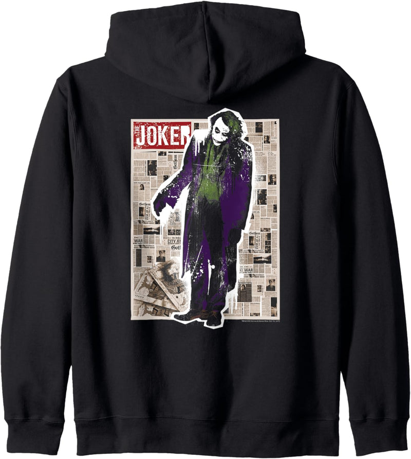 Batman Dark Knight Joker Funny Pages Kapuzenjacke