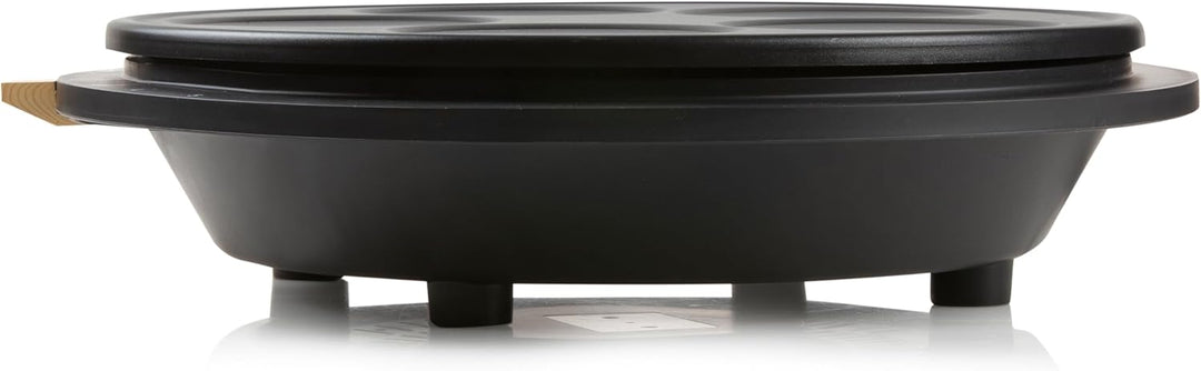 DOMO DO9227P Pancake-Platten Antihaftbeschichtung, Kontrollleuchte Schwarz