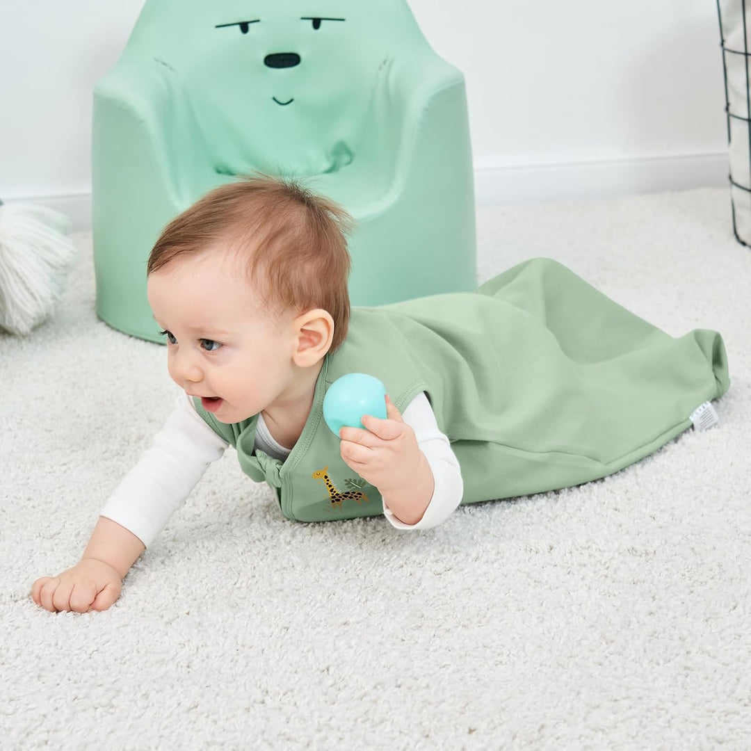 Yoofoss Schlafsack Baby Sommer 1.0 Tog - 2er Pack 100% Baumwolle Sommerschlafsack Herbst Babyschlafs