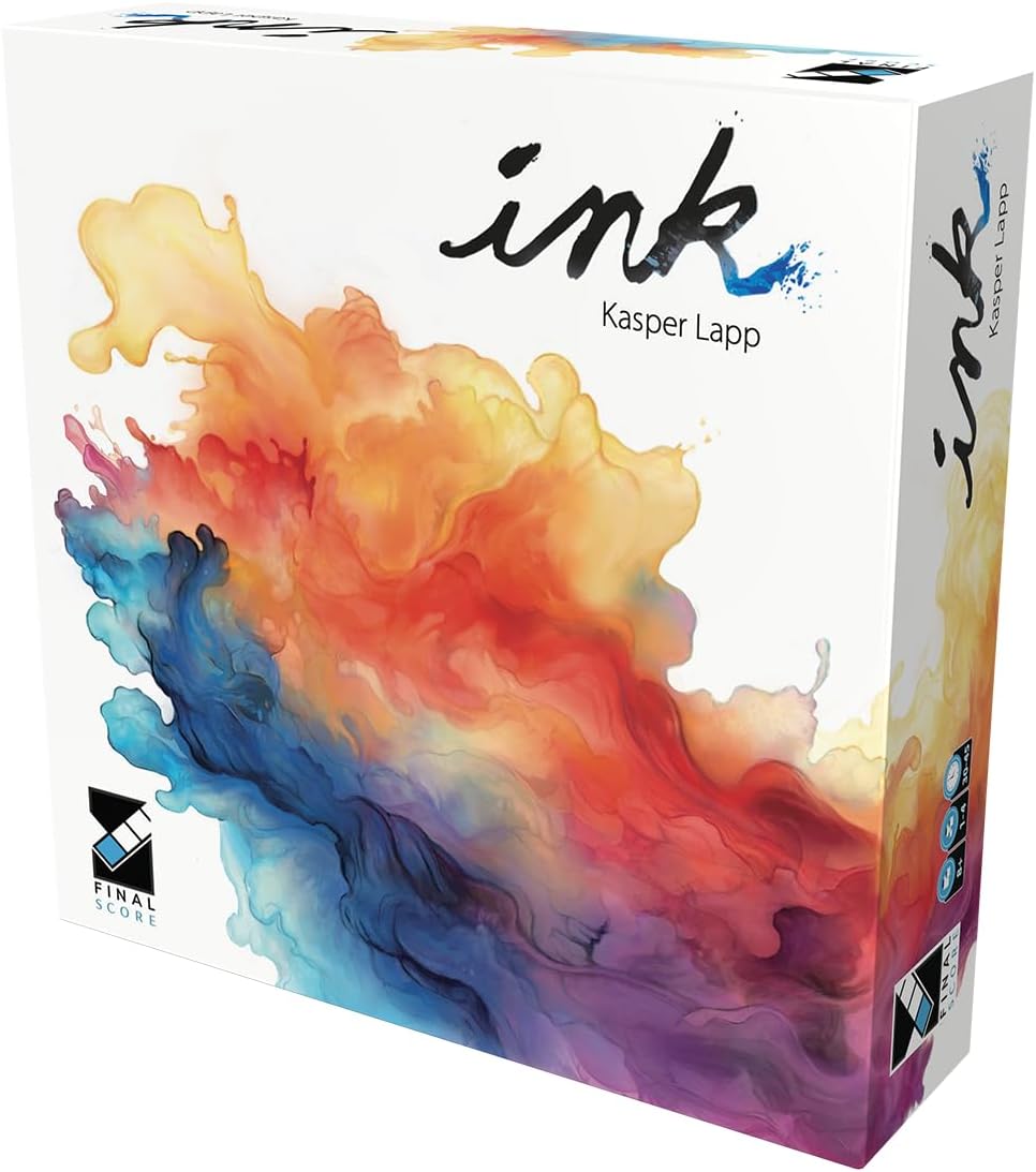 Asmodee, Ink, Final Score Games, Strategisches und künstlerisches Familienspiel, 1 bis 4 Spieler, ab