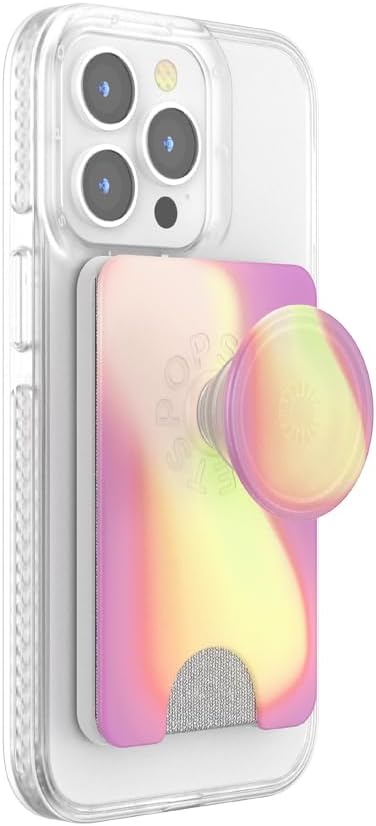 PopSockets: PopWallet+ für MagSafe - Inklusive Adapterring für MagSafe - Kartenhalter mit integriert