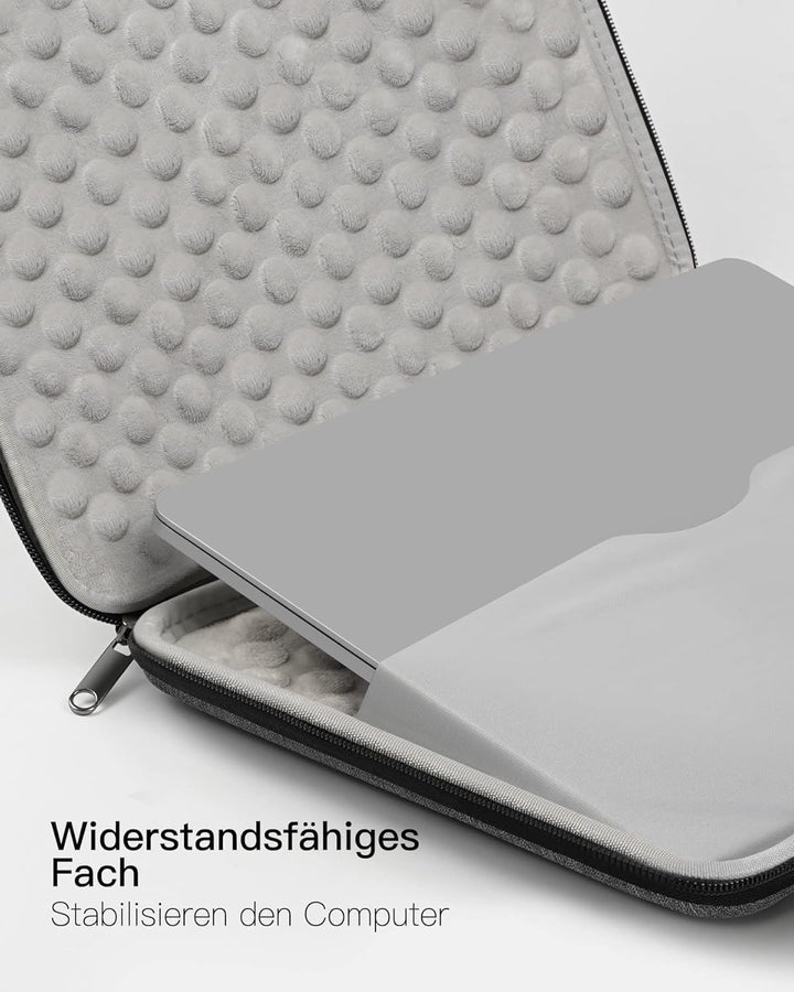 Inateck Superstarke Laptophülle Tasche Kompatibel mit MacBook Air 13 M2/M1 2022-2018, MacBook Pro 13