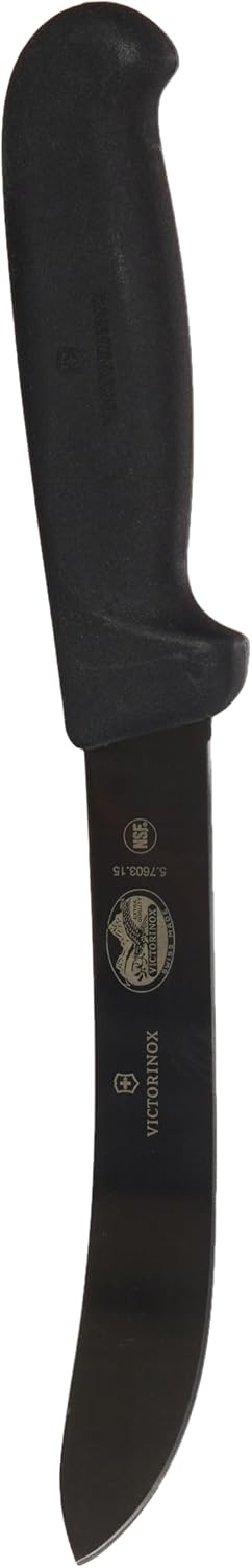 Victorinox, coltello da macellaio Fibrox, nero, lunghezza: 15 cm, 5.7603.15 15 cm Schwarz, 15 cm Sch