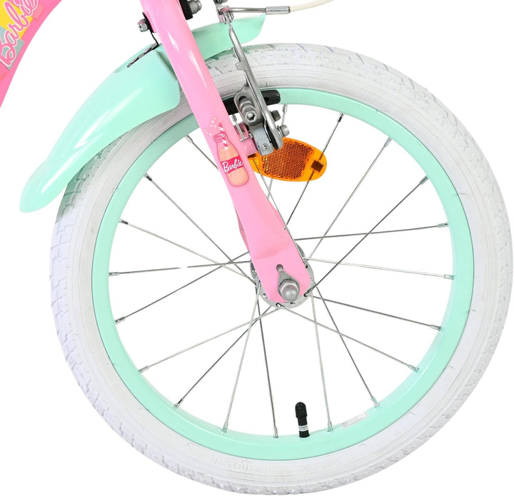 Volare Kinderfahrrad | 3–5 Jahre | Doppelte Handbremse, abnehmbare Stützräder, Pedalreflektoren &amp; Tr