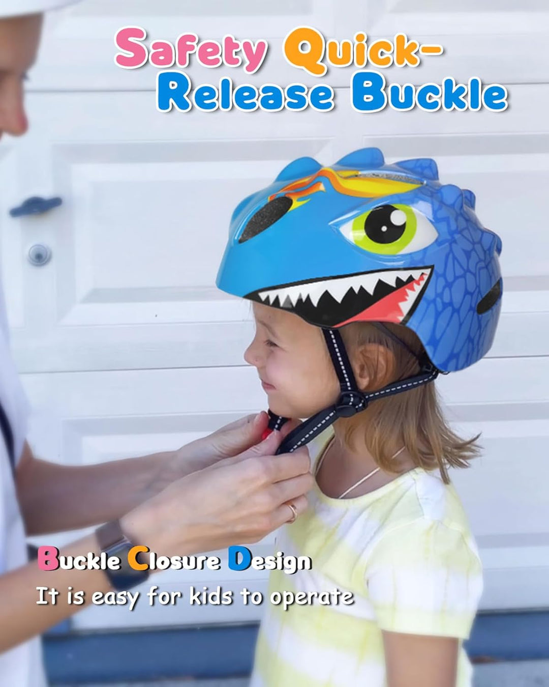 VICTGOAL Fahrradhelm Kinder zu Radsport Niedliche Cartoon 3D Gestaltet Kinderhelm für Fahrrad Skateb