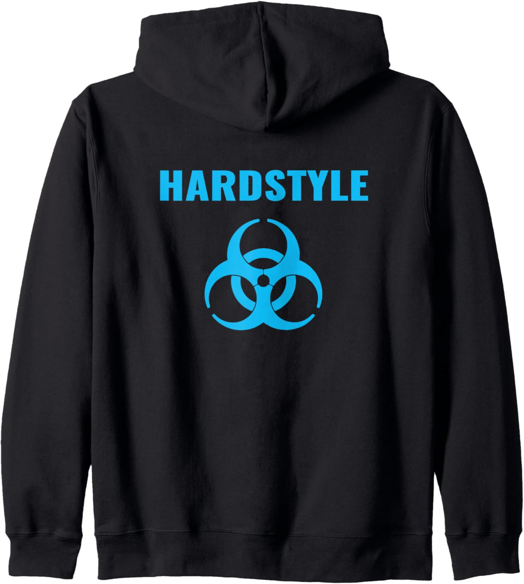 Hardstyle - Party Hard with Style - Rave Musik - Blau Kapuzenjacke