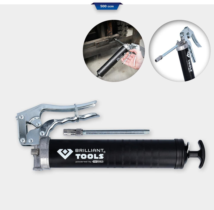KS TOOLS Einhand-Fettpresse, 500 ccm