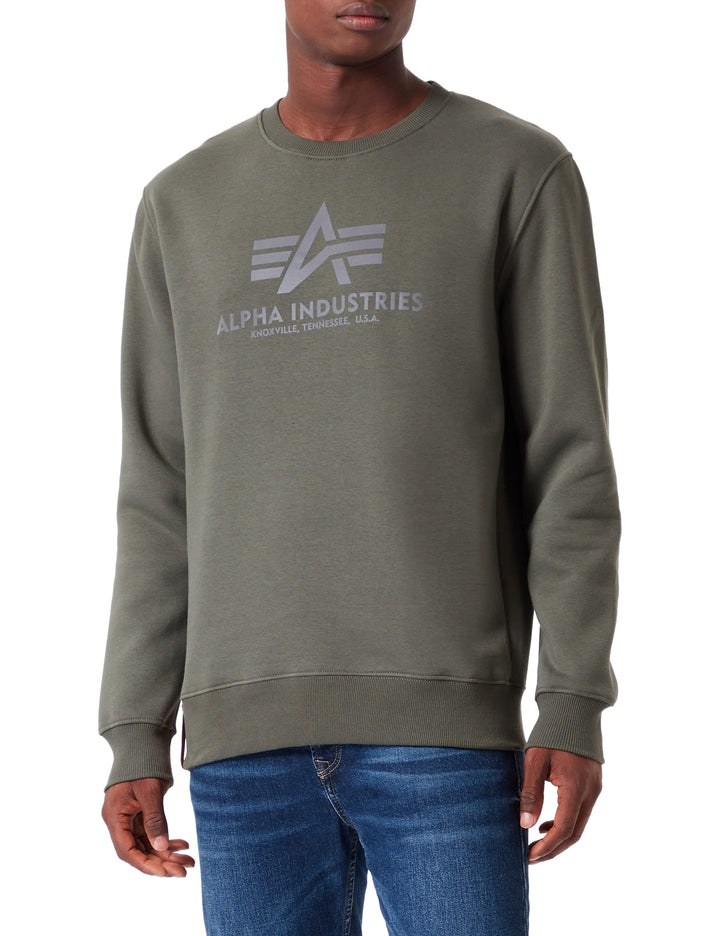 Alpha Industries Herren Alpha Industries Basic Sweater Reflective Print Sweatshirt für Herren Sweats