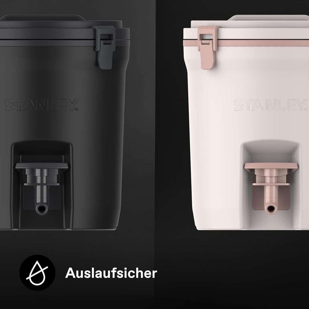 Stanley 1913 Adventure Fast-Flow Water Jug 7.5L - Black 2.0-13 Stunden Kalt - 2 Tage eisgekühlt - BP