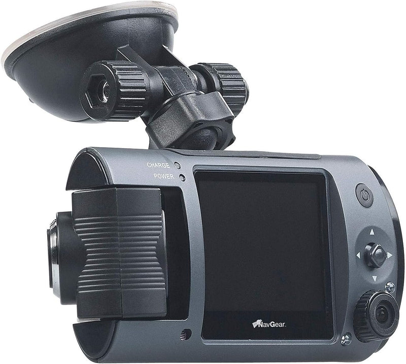 NavGear Dashcam Dual: Full-HD-Dashcam mit 2 Objektiven, 150° Ultra-Weitwinkel, Marken-Sensor (Dashca