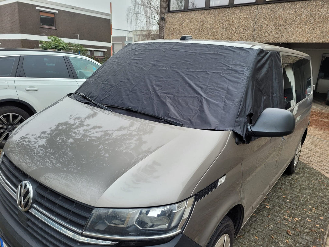 BREMER SITZBEZÜGE Frontscheibenabdeckung kompatibel mit VW T5 T6 T6.1 Wohnmobil Abdeckung Sonnenschu