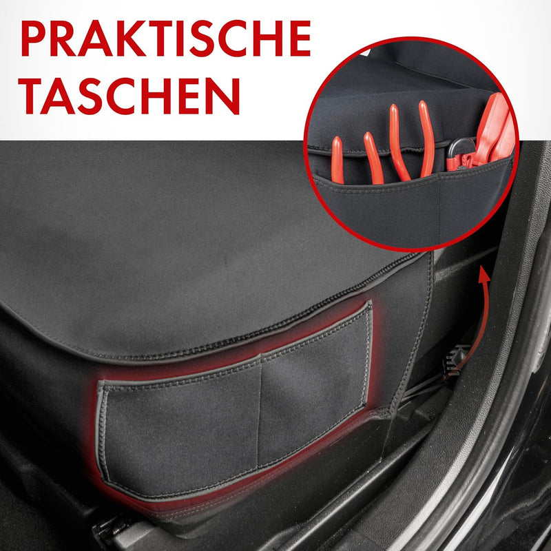 Walser Premium Sitzauflage Auto Neopren, 100% wasserdichter Sitzschoner Auto, 100% schmutzabweisende