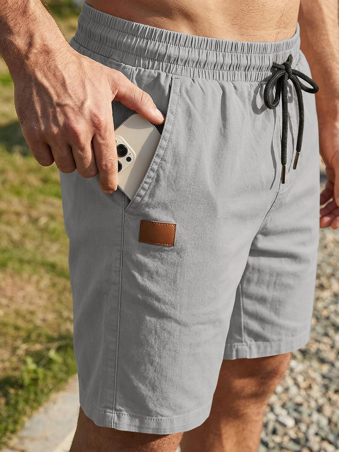 JMIERR Kurze Hosen Herren Sommer Shorts Herren Chino Baumwolle | Cargo Shorts Herren,Freizeit Shorts