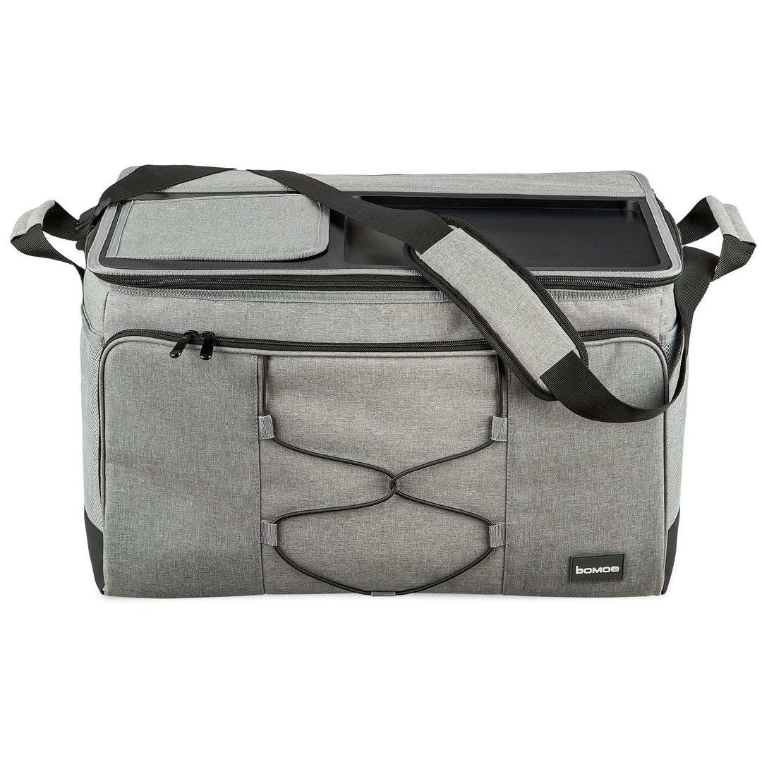 bomoe 52 Liter XXL Kühltasche faltbar - Outdoor Kühlbox 16h Kühlfunktion mit Trageriemen, wasserdich