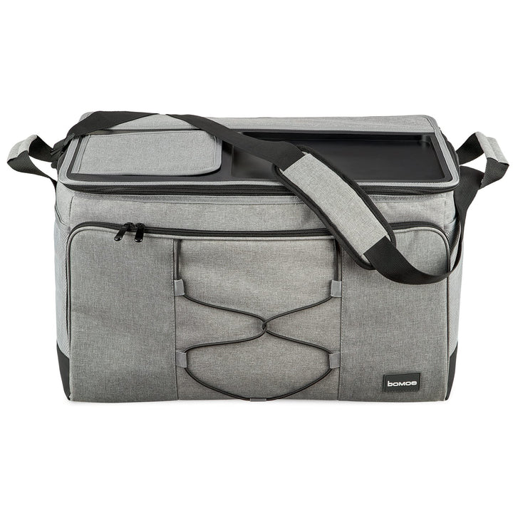 bomoe 52 Liter XXL Kühltasche faltbar - Outdoor Kühlbox 16h Kühlfunktion mit Trageriemen, wasserdich