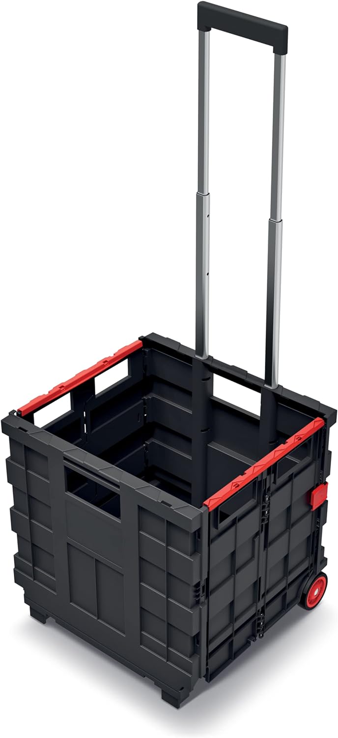 Einkaufstrolley Transportwagen klappbar Werkzeugkoffer Koffer Plattformwagen Transportbox Einkaufsko