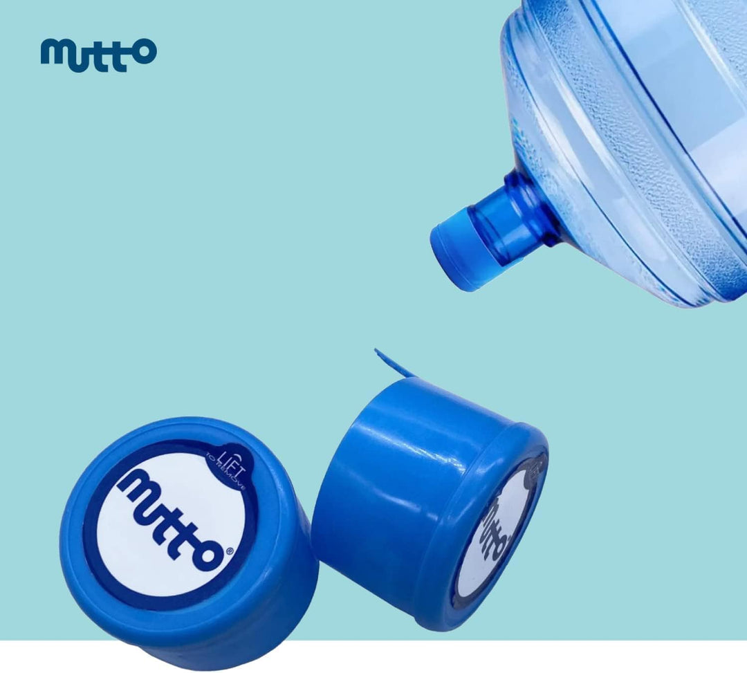 mutto Wasserflasche leer, Wasserbehälter für 19 Liter, Wiederverwendbare PET Wassergallone Leerflasc