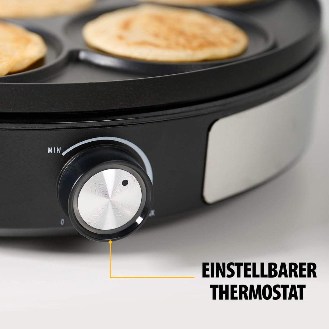 Tristar BP-2639 – 2-in-1 Crêpe-Maker – wendbare Platte – Durchmesser 33 cm – für einen grossen oder