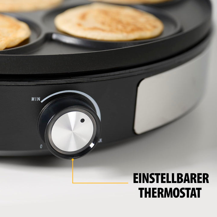 Tristar BP-2639 – 2-in-1 Crêpe-Maker – wendbare Platte – Durchmesser 33 cm – für einen grossen oder
