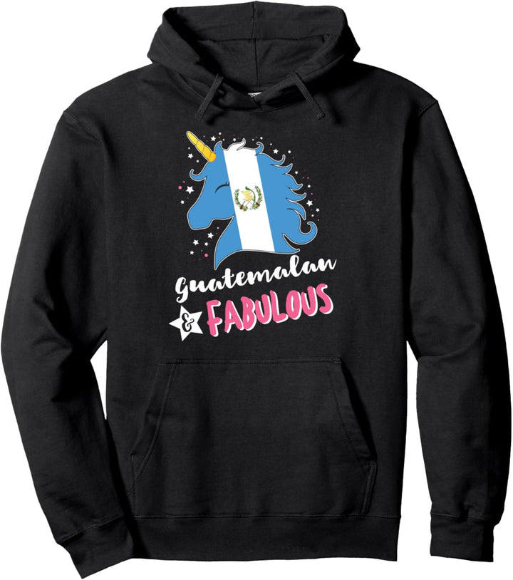 Guatemaltekisches Einhorn Guatemala-Flagge Pullover Hoodie