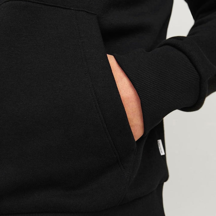 JACK & JONES Male Kapuzenpullover Logo Kapuzenpullover S - Black / Small Print, S - Black / Small Pr