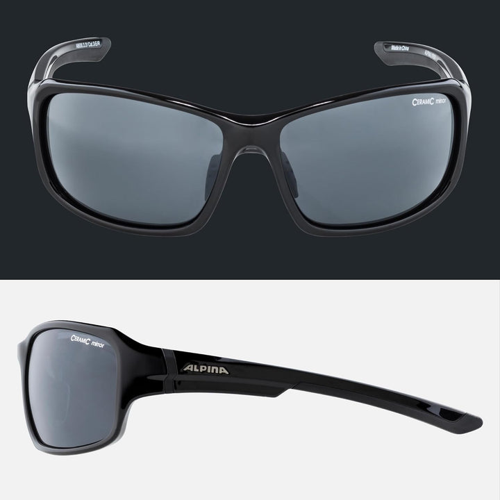 ALPINA LYRON - Verspiegelte und Bruchsichere Sport- & Fahrradbrille Mit 100% UV-Schutz Für Erwachsen