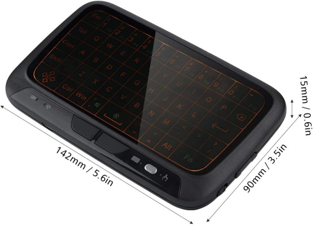 VBESTLIFE Air Mouse Keyboard, 2.4G -Tastatur mit Hintergrundbeleuchtung PC-Tastatur-Fernbedienung fü