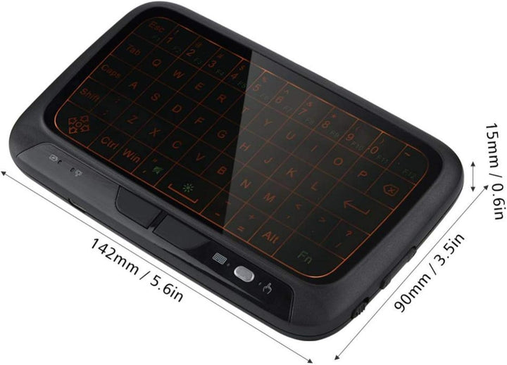 VBESTLIFE Air Mouse Keyboard, 2.4G -Tastatur mit Hintergrundbeleuchtung PC-Tastatur-Fernbedienung fü