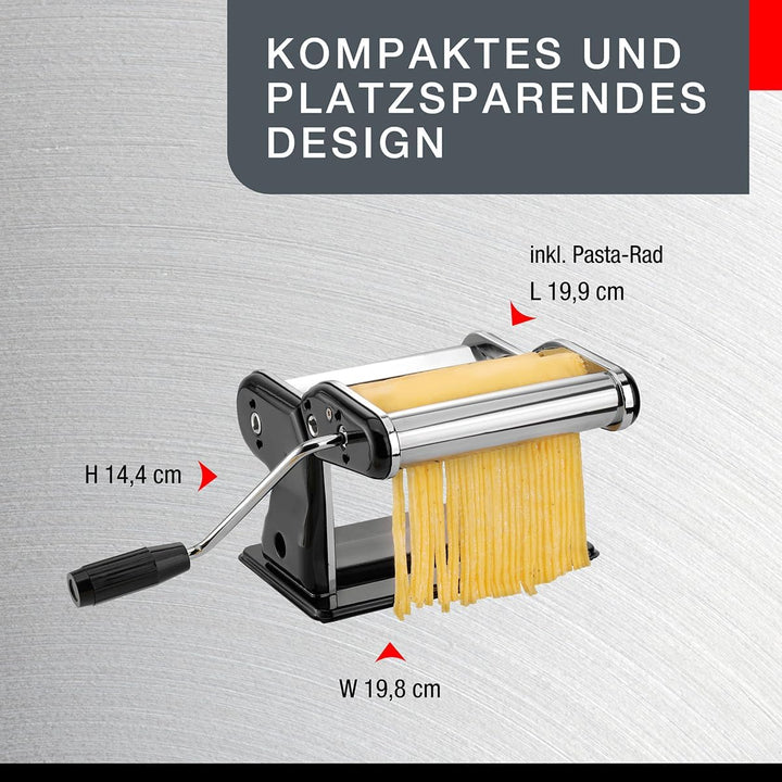 Gefu 28230 Profi-Pastamaschine Pasta Perfetta Nero 21.4 x 14.5 x 17.7 cm