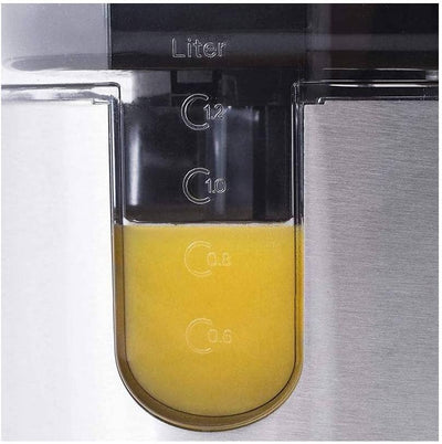 Princess 201975 Duo Juicer – Innovativer Zusatzsaftbehälter – Edelstahlausführung 40 Watt, 40 Watt