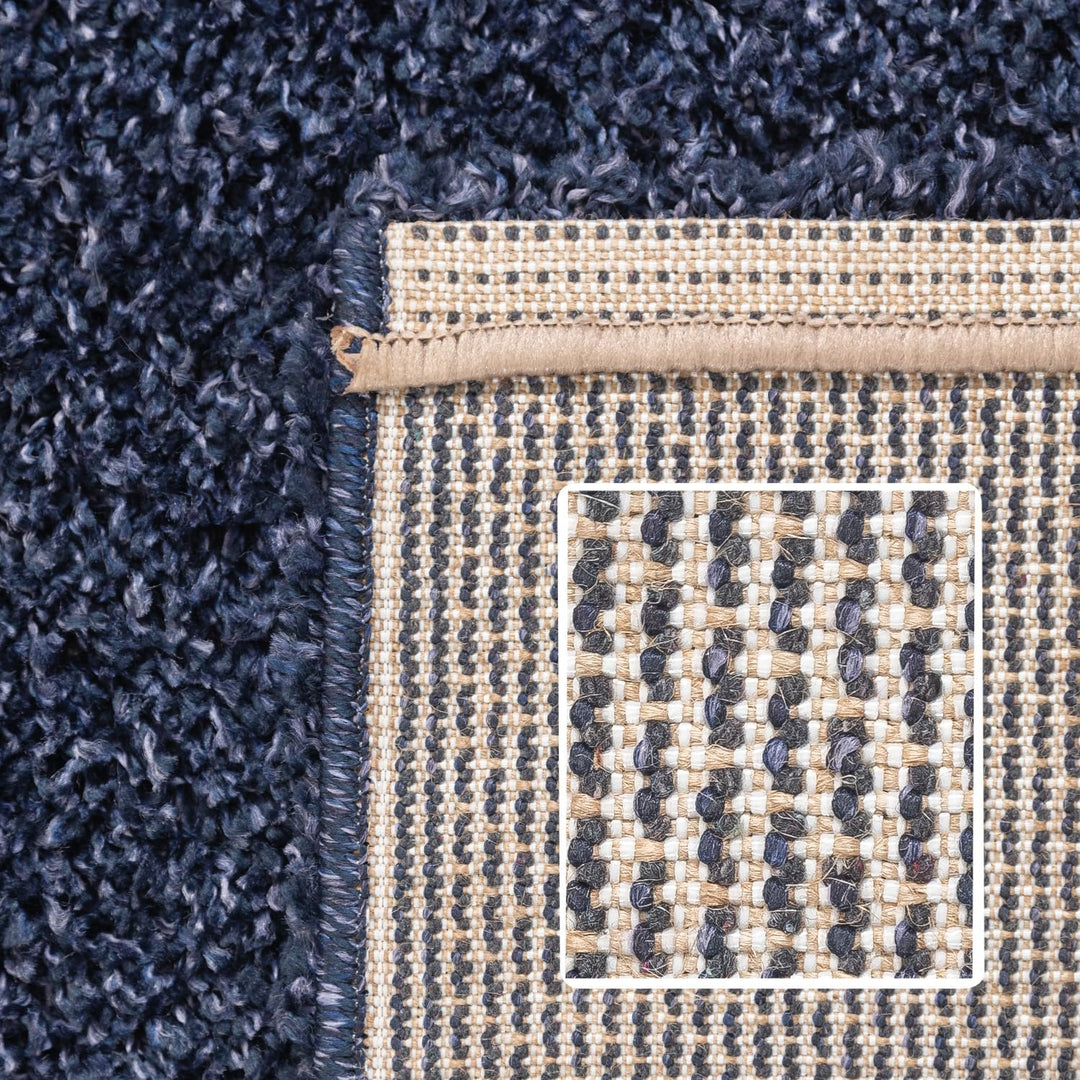 Carpettex Hochflor Teppich Wohnzimmer Shaggy Flokati Teppich Modern Einfarbig 120 x 170 cm Flur Tepp