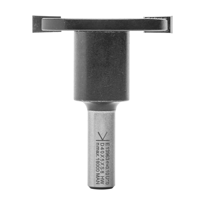 ENT 13963 Scheibennutfräser HW, Schaft (S) 8 mm, Durchmesser (D) 40 mm, NL 5 mm, GL 50 mm, auf Aufna