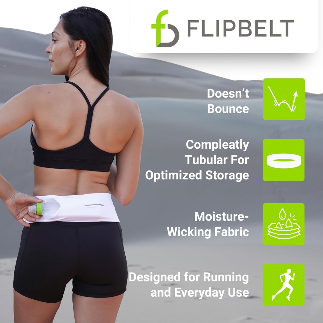 FlipBelt Classic - Gürtel mit Mehreren Taschen, Unisex XS Grün, XS Grün