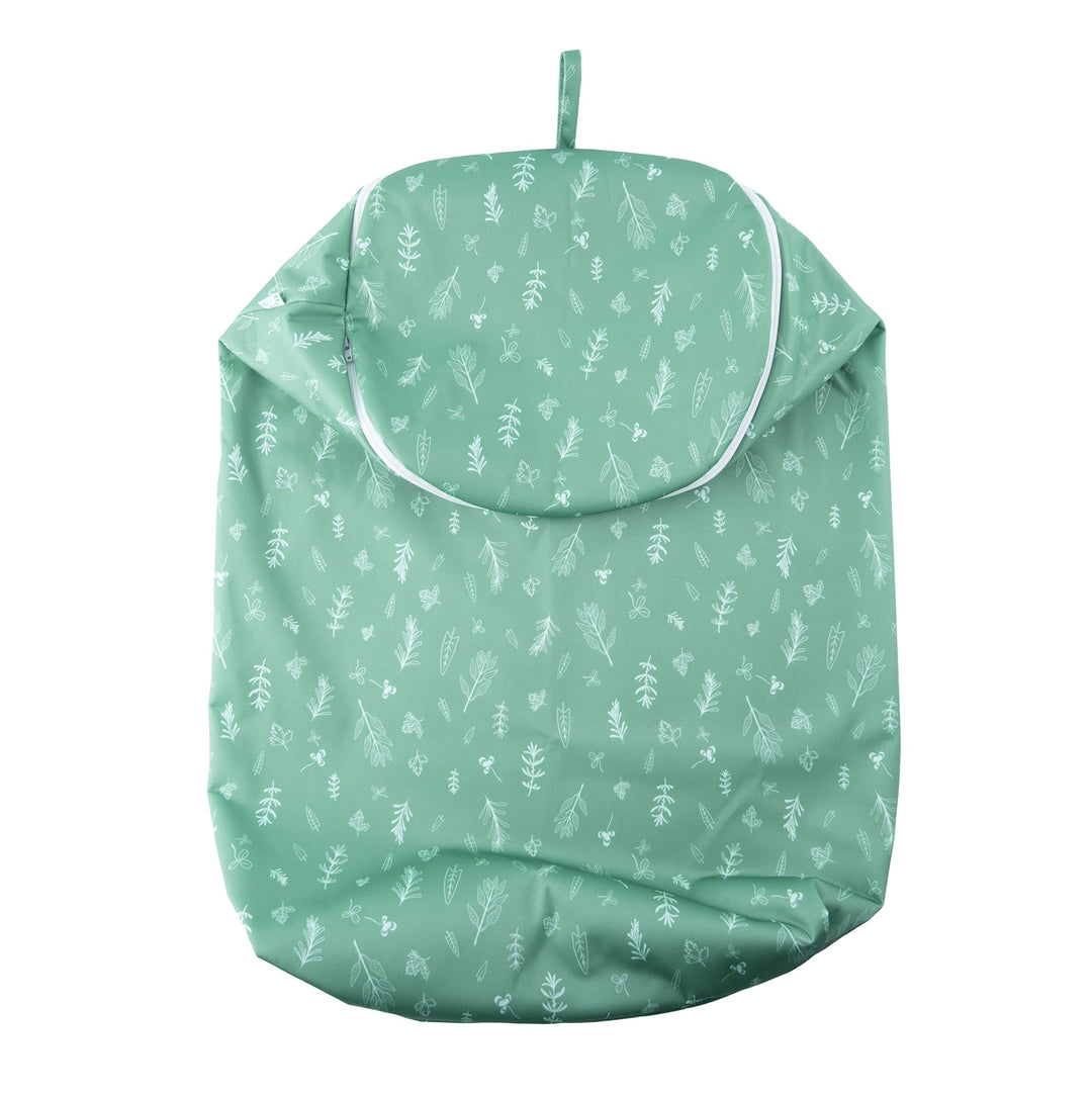 Popolini Windelsack Style RONDO (Green Leaves), Green Leaves