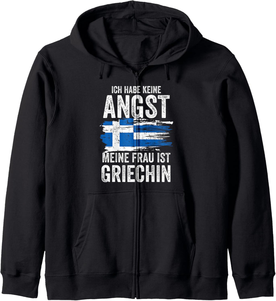 Griechische Frau Griechin Griechenland Griechen Kapuzenjacke