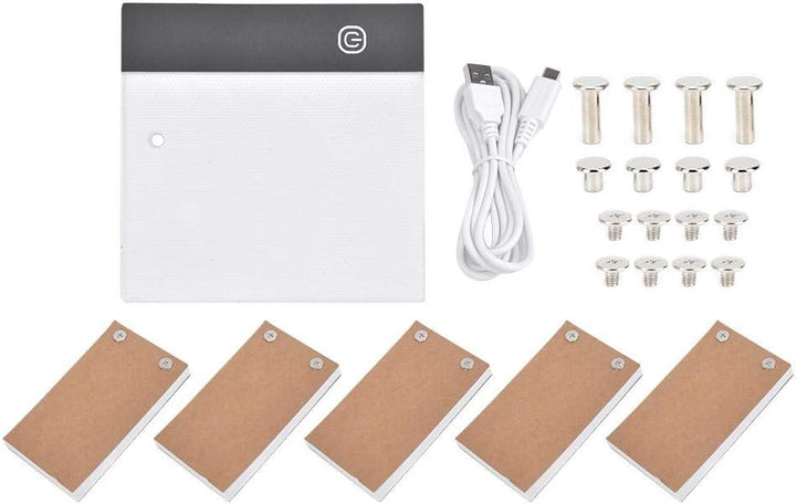 Cikonielf Handzeichnung LED Handzeichnung LED-Platine Tragbares Positionierungsloch USB Flip Book Ki