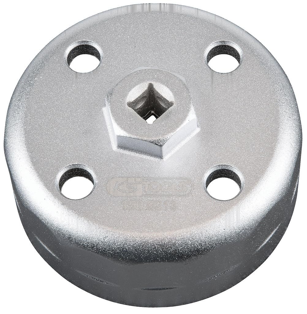 KS Tools 150.9213 3/8" Ölfilter-Schlüssel, SW 88,8mm, 15 Flächen