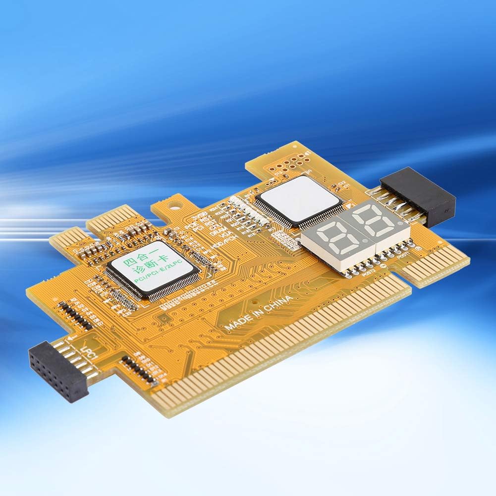 ASHATA Desktop-Debugkarte 4-in-1-Diagnosekarte Computer-Motherboard-Erkennungszubehör, Diagnosekarte