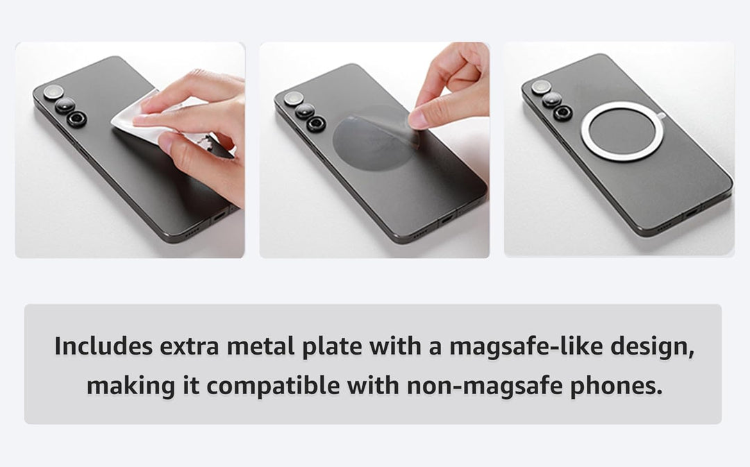 AYADA Magnet Handyhalterung Kompatibel mit Q2, MagSafe für iPhone 12/13/14/15, SUV Zubehör Accessori