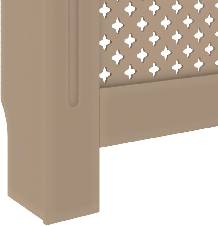 puraday Wohnzimmer Heizkörperabdeckung 78x19x81.5 cm MDF Heizkörperverkleidung Dekorative Wabenmuste