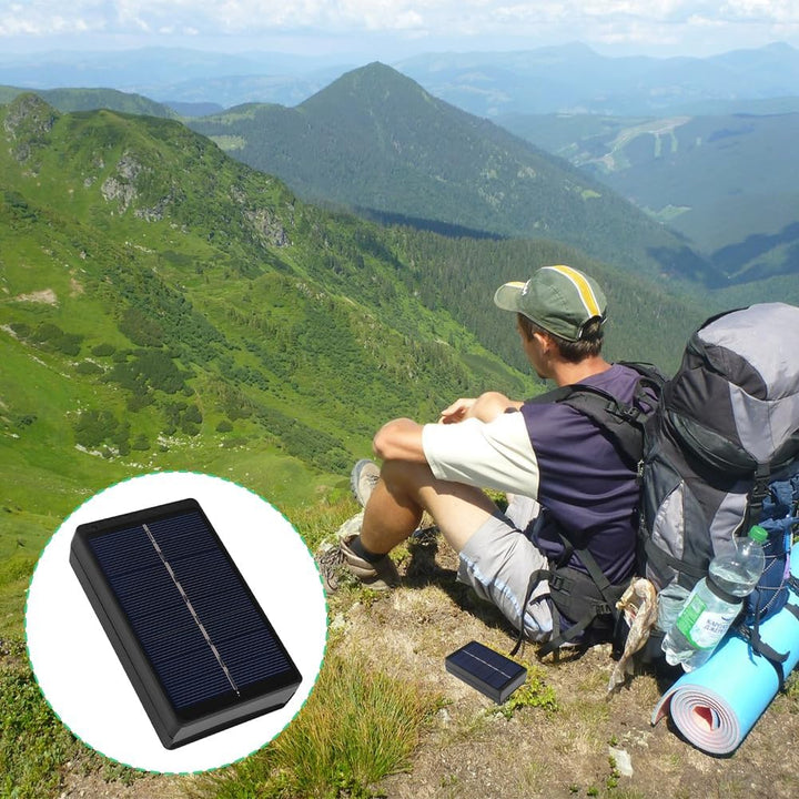 Solarladegerät, 1W 4V Tragbares Solarpanel Ladegerät PVC Polysilizium AA/AAA Solar Powerbank Wireles