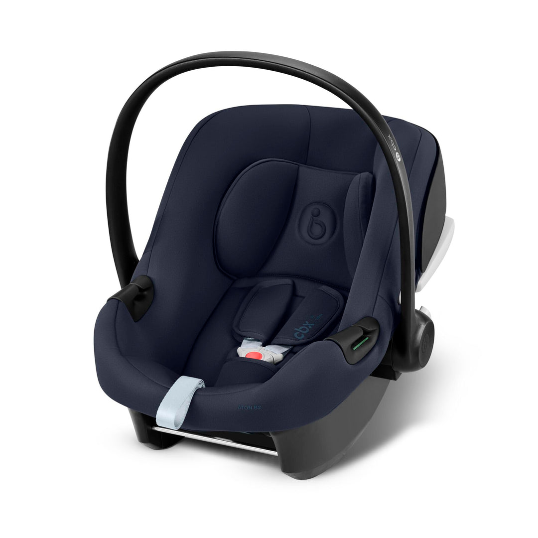 CYBEX Babyschale Aton B2 i-Size, Ab Geburt bis ca. 24 Monate, Max. 13 kg, Inkl. Neugeboreneneinlage,