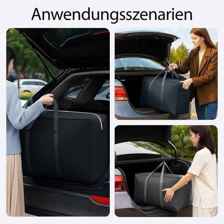 110L Grosse Heavy-Duty Aufbewahrungstasche, Reissfest & Staubdicht – Verstärkte Griffe für Schwere L