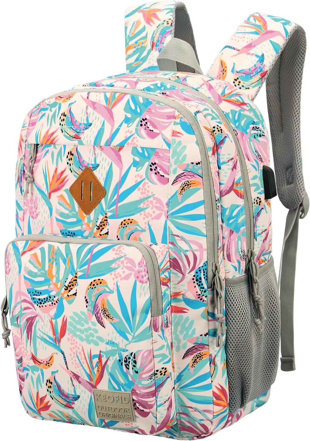 KEOFID Laptop Rucksack für Herren Damen, Grosser Schulrucksack für Jungen, Mädchen und Teenager, Ant